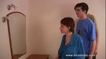 Pregnant Russian Teen And Her Siblings Enjoy A Playful Moment