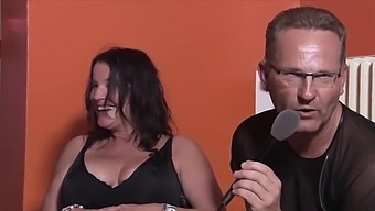 German Swingers Enjoy Strip Show And Cumshot