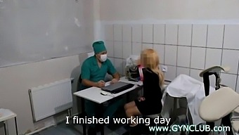 First-Time Visit To The Gynecologist For A Blonde
