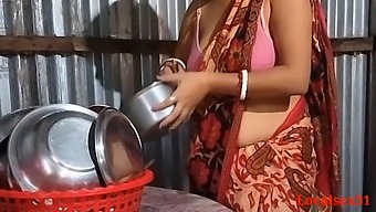 Indian Wife Reveals Herself In The Kitchen