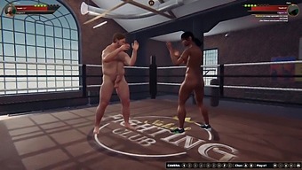 Ethan Og Dela Kæmper Nøgne I 3d
