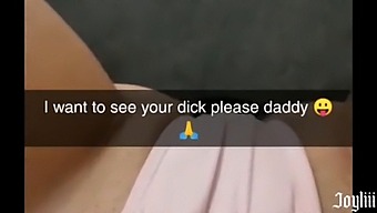 Teen Girl'S Snapchat Flirtation With Her Friend'S Father Leads To Climax