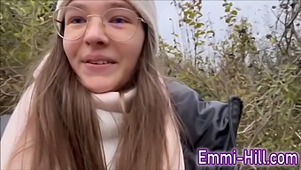 18-Year-Old German Girl'S Daring Public Bathroom Adventure