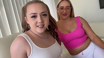 Thick Teen Step Sisters Engage In Steamy Roleplay With Multiple Partners